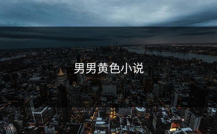 男男黄色小说